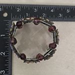 Vintage Garden Floral Bracelet Purple Photo 7
