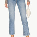 AGOLDE  Riley High Rise Straight Crop Denim Jeans | Sz 27 | Endless (Light Wash) Photo 0