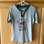 MN WILD Hockey Short Sleeve Top Gray Size M Photo 0