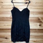 Vintage Roberta little Black Brocade Dress & Jacket Set Size 13/14 Made in USA Photo 9