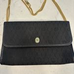 Christian Dior Dior vintage trotter black canvas purse with gold chain Photo 2