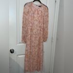 Tommy Hilfiger Paisley Chiffon Midi Dress 2 Garden Party Peasant Bishop Sleeves Photo 4