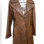 Vintage Scully Leather Coat – Made for Hamley & Co. Pendleton, OR Brown Size M Photo 0