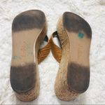 Sam Edelman  Dark Tan Romy Cork Wedge Sandals 9.5 Photo 5