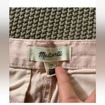 Madewell Garment Dyed Low Slung Straight Leg Cargo Pants Pink Size 26 Photo 4