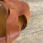 Franco Sarto  Crispin Wedge Brown Leather Sandals Shoes Women’s Size 7.5 Photo 8