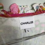 Charleston Shoe Co. charlee Women's Alexis Tiered Dress Hydrangea Floral Large White Photo 3