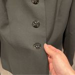 Evan Picone Classic vintage 90s  black 3 chunky button blazer wide collar Photo 5