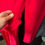 Adrianna Papell Elegant Red Belted pant suit. Great condition. Photo 8