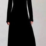 Michael Lauren NWT Deep V-Neck Jersey Maxi Dress Photo 0