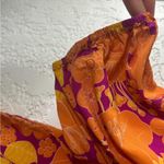 Rose + Olive  | Floral Boho Tunic Tropical Blouse Size M Photo 5