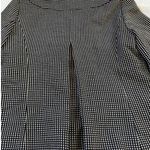 Ann Taylor Black White Dot Suit Blazer 3 Button Puff Sleeve Jacket - 4 Photo 8
