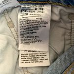 Levi's  501 Light Wash Raw Hem Skinny Jeans Photo 4