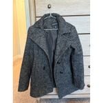 London Fog  charcoal grey pea coat Photo 2