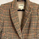 L'Agence  Chamberlain Single Breasted Houndstooth Blazer Size 2 Photo 4