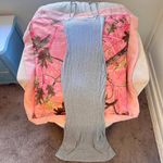 grey full length fitted dress tank maxi Gray Photo 4