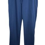 Denim & Co . Active Duo Stretch Full-Length Drawcord Pant Navy Large Photo 4