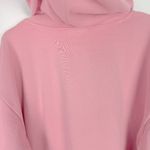 Loft NWT  Heart Relaxed Fit Terry Hoodie Sweatshirt Pink Size XL NEW Photo 13