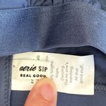 Aerie NWT Square Neck Strappy Lace Up Unlined Adjustable Bra in Slate Blue Photo 3