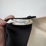 Available by Angela Fashion Cold Shoulder Dress Womens Small Black Beaded Mesh Photo 9