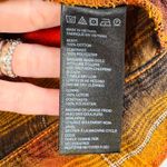 Urban Outfitters ‎ Outfitters Plaid Jacket Sherpa Collar Button Front Orange Black XS Grunge Photo 3