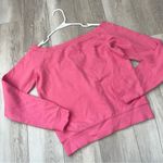 Abercrombie & Fitch Sweatshirt off shoulder vintage womens Pink (medium) casual Photo 3