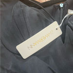 Zimmermann NWT ‎ Suede Balconette Long Dress in Black Photo 4