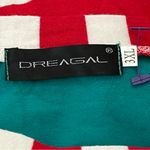 DREAGAL Christmas Santa Face Raglan Tee Striped Long Sleeve Graphic Green 3XL Size undefined Photo 5