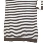 Banana Republic  Womens Gray White Striped Sweater Dress Size M Photo 3