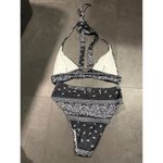 SheIn Black and white suitcase, swimwear size small A-143 Photo 1