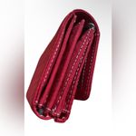 Kipling Red Rouge Snap Accordion Multi Compartments Card Holder Wallet Photo 4