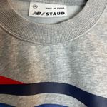 STAUD  Heather Gray Top with Black Logo Photo 3