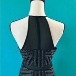Parker Taha Beaded Halter black Dress in size xs Photo 1