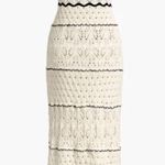 Commense Paros Crochet Eyelet See Through Midi Dress size S Black Photo 1
