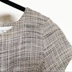 Worth Tweed Pattern Short Sleeve Linen Blend Career Dress Size 6 Photo 7