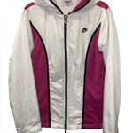 Nike  Women's White and Magenta Ski Jacket Photo 0
