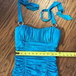 Beautiful, sexy dress! Stretchy! Blue Size XS Photo 9