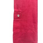 Bryn Walker  100% Linen Wide Leg Pants Medium Beige Red USA Elastic Waist #J7-5 Photo 4