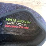 Skechers Air Memory Foam Sneakers Womens Shoes Size 10 Navy Blue Sketchers Photo 2