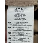 BYLT‎ Women's Everyday Pant Size Small Skinny Stretch Pull On Dress Pants Tan Photo 7