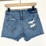 Mother Superior The Dutchie Short Fray Size 25 Cowboys Don't Cry Cut Off Blue Photo 1