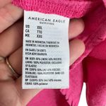 American Eagle  Outfitters Linen Blend Pink Baby Doll Cropped Tank Top Size XXL Photo 4