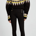 ZARA Knit Oversized Jacquard Sweater Photo 0