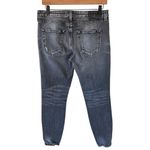 AMO Twist Zip Skinny Jean in Smoke Gray Size 29 Photo 1