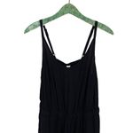 Cacique  Black Jumpsuit 14 16 Wide Leg Spaghetti Strap Stretchy Photo 1