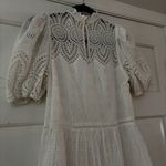 Ulla Johnson Simone Puff Sleeve Eyelet Shift Dress Size 2 White Bridal Lace Photo 10