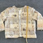 Textured Beige and Cream Blazer Size 2XL Tan Photo 3