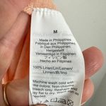 J.Crew 100% Linen Tee Shirt Coral Peach Short Sleeve Casual Basic Top M Orange Size undefined Photo 6