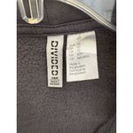 Divided Women's XS Cropped Zip-Up Hoodie Dark Gray Casual Photo 1