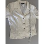 Vintage Vtg 80s 90s Cachet Bridal White Lace Wedding Skirt Jacket Set Medium Photo 7